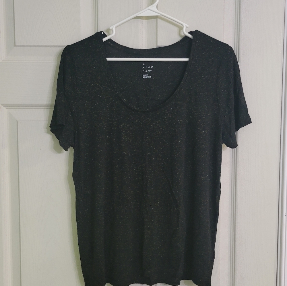 A New Day black top, casual wear Size M